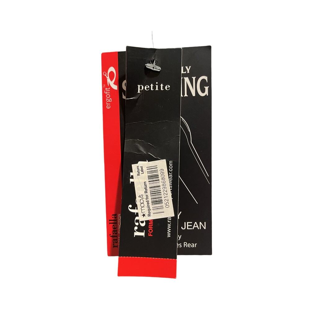 Rafaella jeans women size 8p dark gray ergofit slimming trimming new with tags - Picture 7 of 7